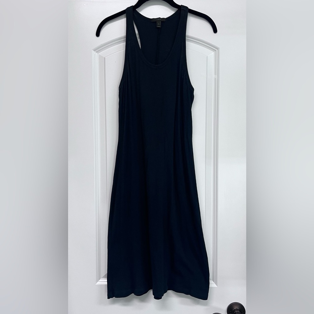 J. Crew Classic Black Midi Dress